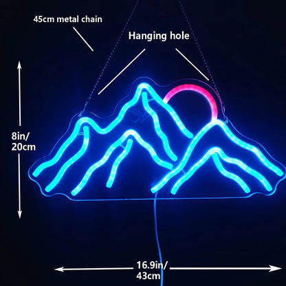 Mountain LED Neon Light