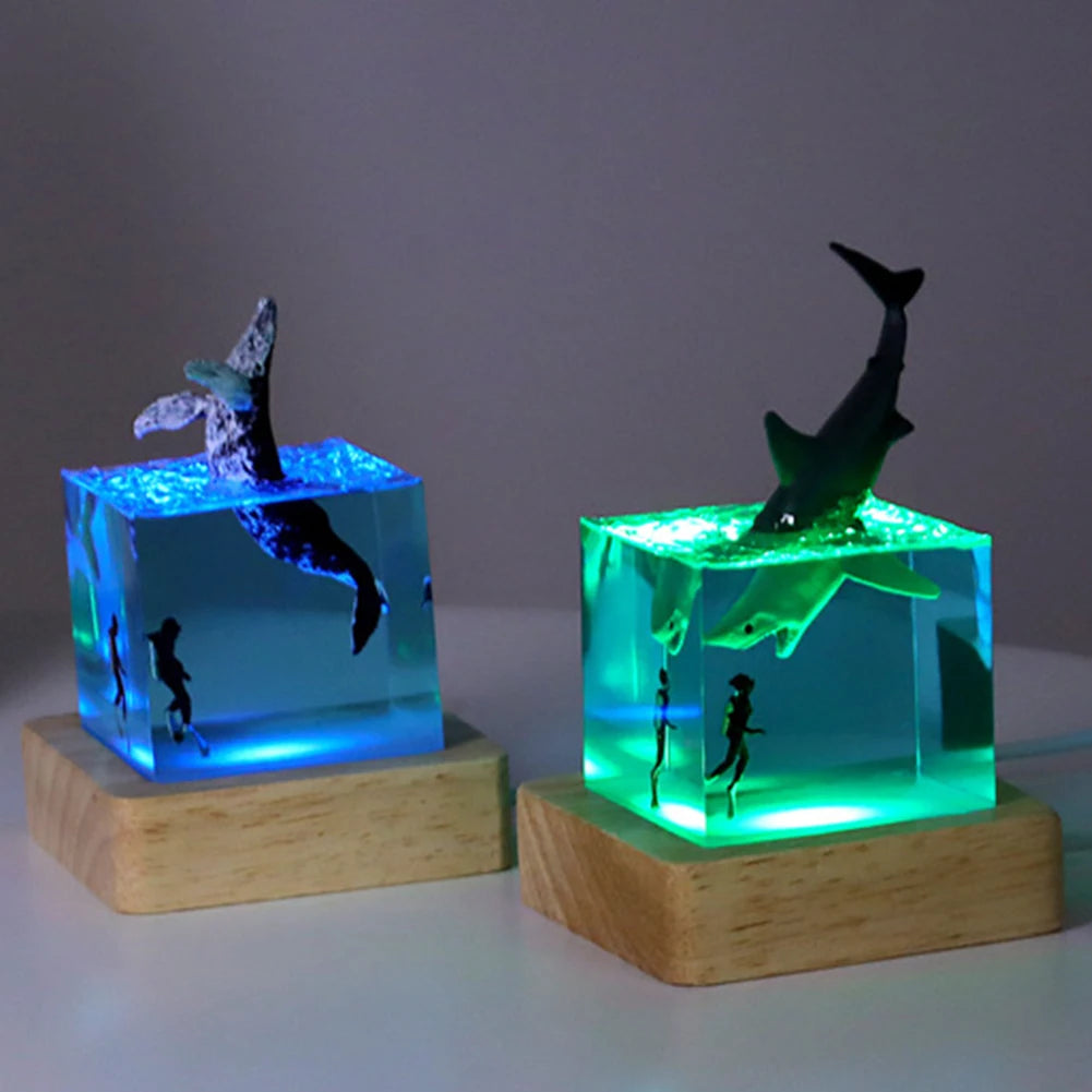 Ocean Shark Diver Decoration