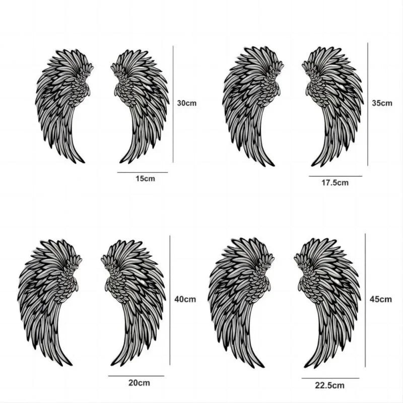 Angel Wings Led Light Metal