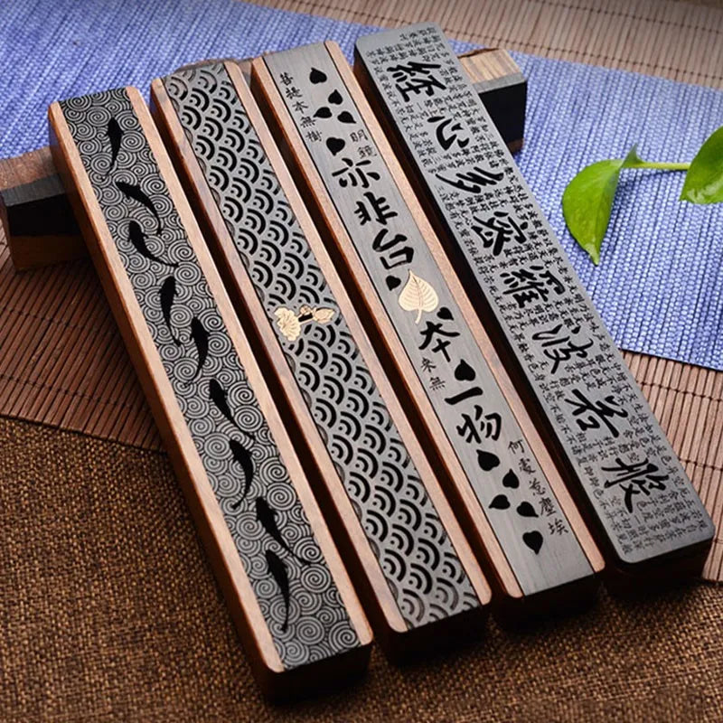 Creative Retro Black Wooden Incense Holder