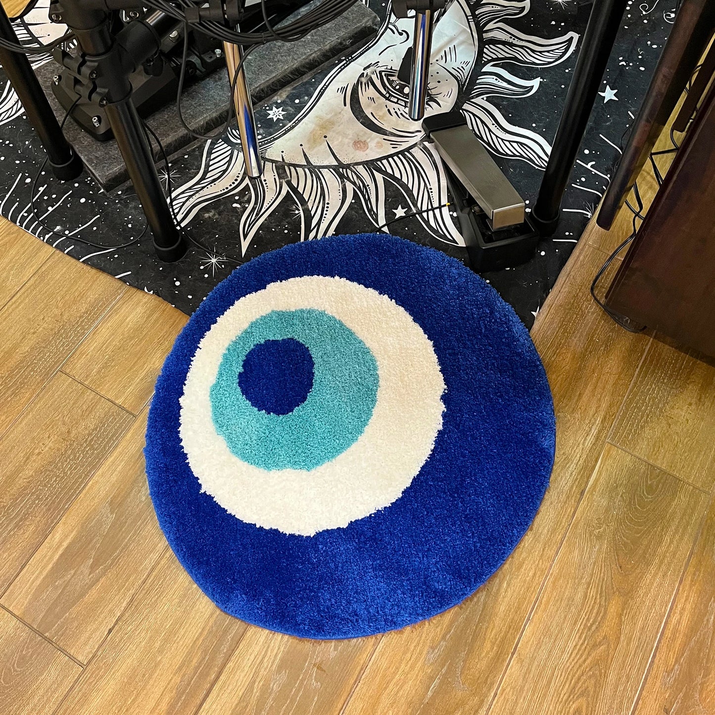 Evil Eye Circle Rug