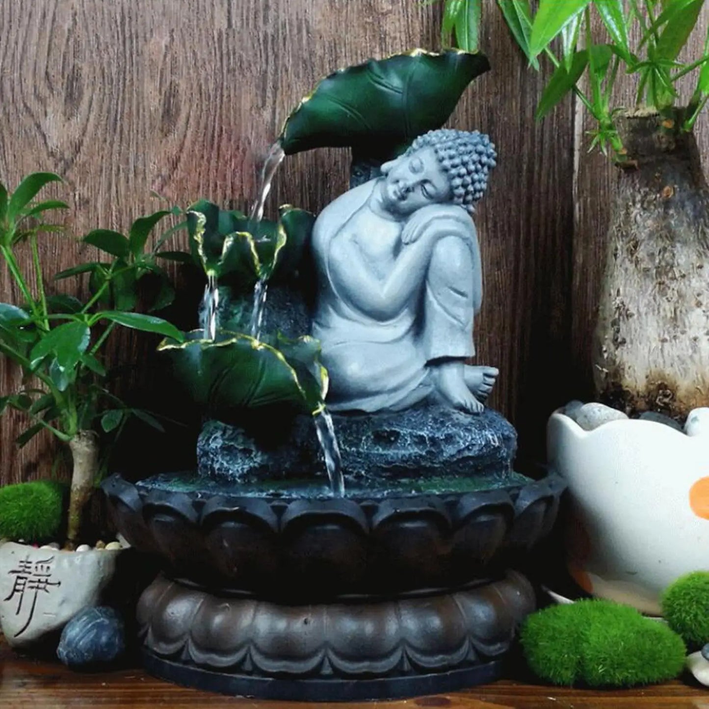 Buddha Tabletop Water Fountain