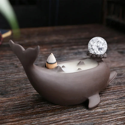 Dolphin LED Incense Burner