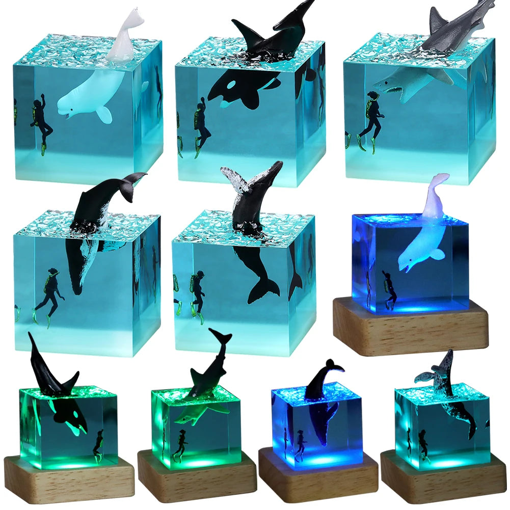 Ocean Shark Diver Decoration