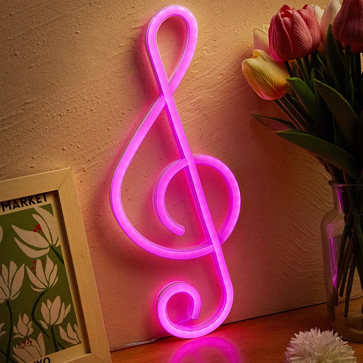 Music Note LED Neon Light