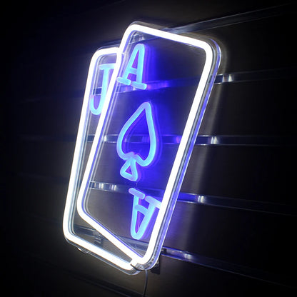 Poker LED Neon Light