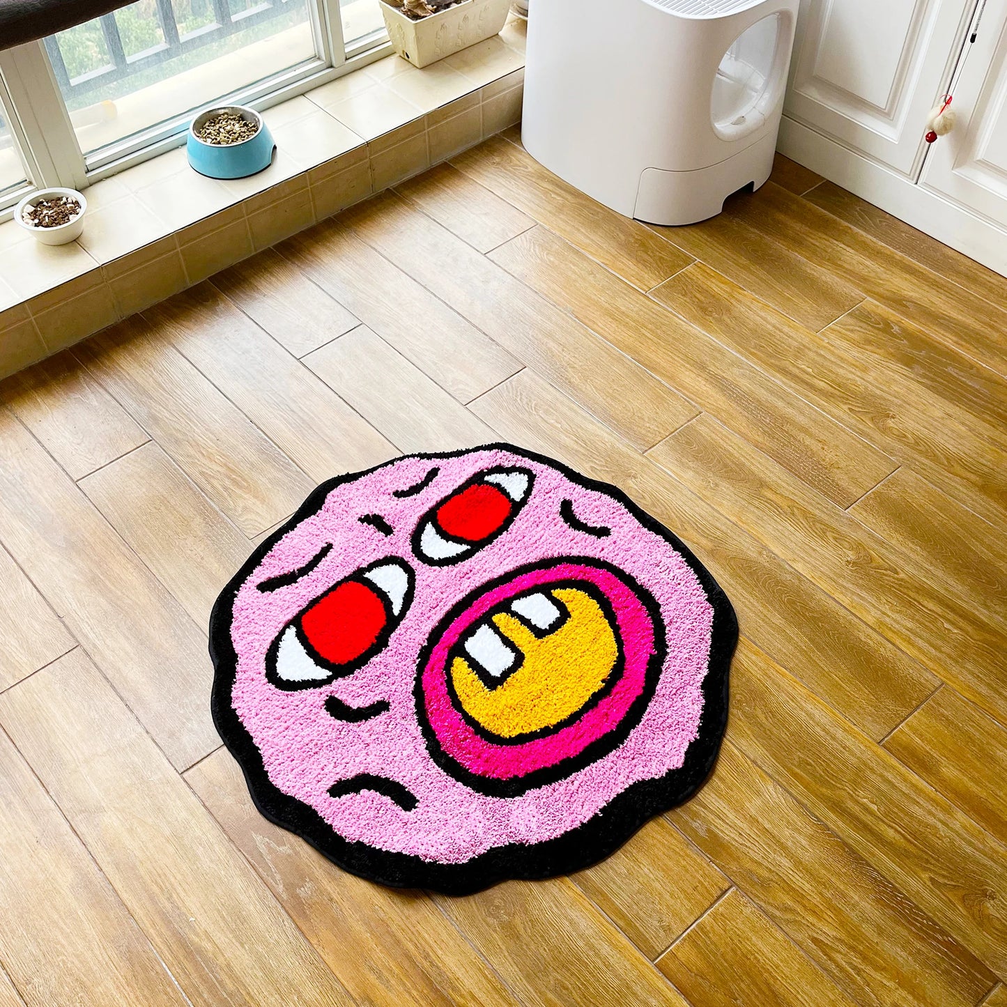 Cherry Bomb Rug Pink Tufted Carpet