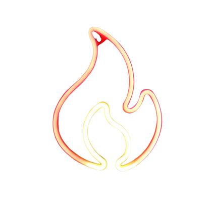 Flame / Sun LED Neon Light Sign