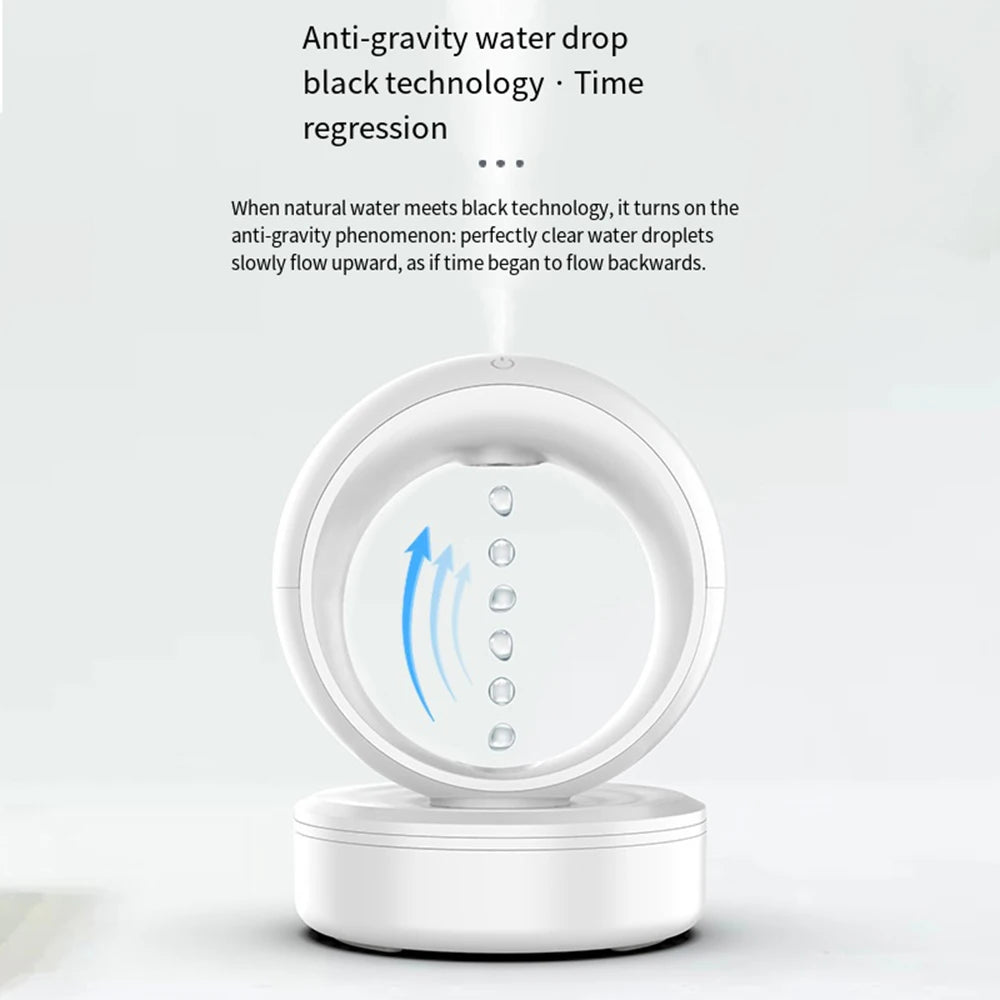 Water Drop Anti Gravity Humidifier Aroma Diffuser