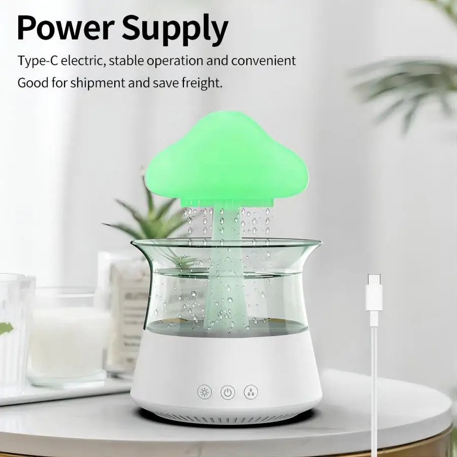 Relax Cloud Rain Diffuser Humidifier Raindrop