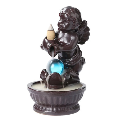 Ceramic Angel Incense Burner