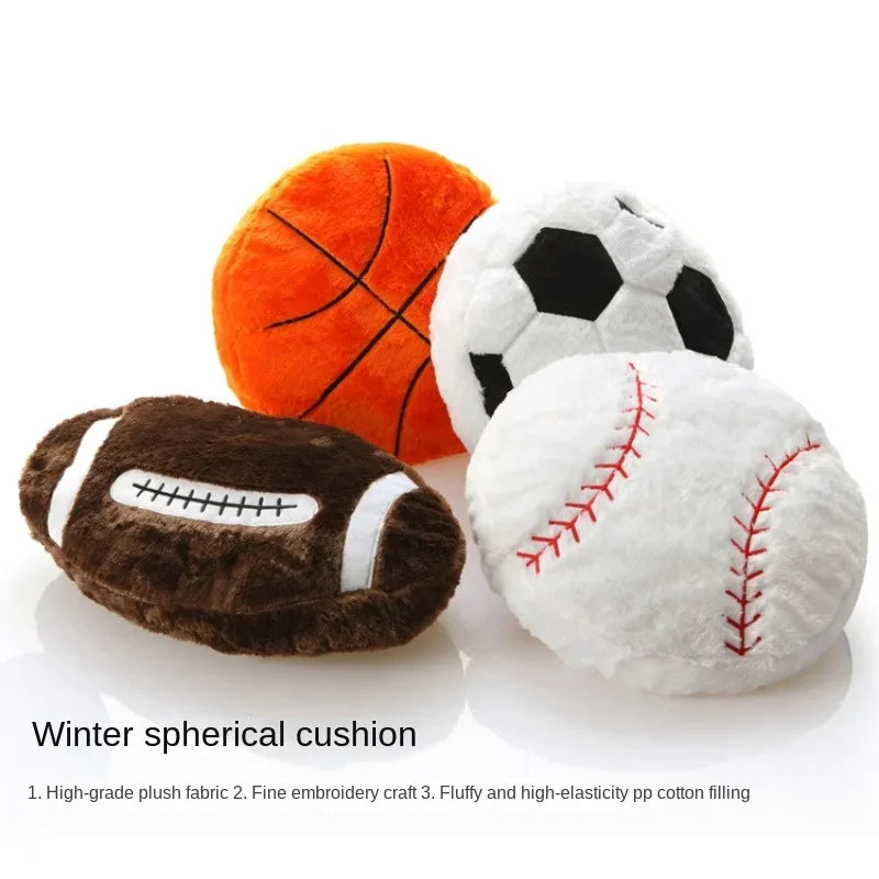 Soft Plush Sports Pillow Cushion