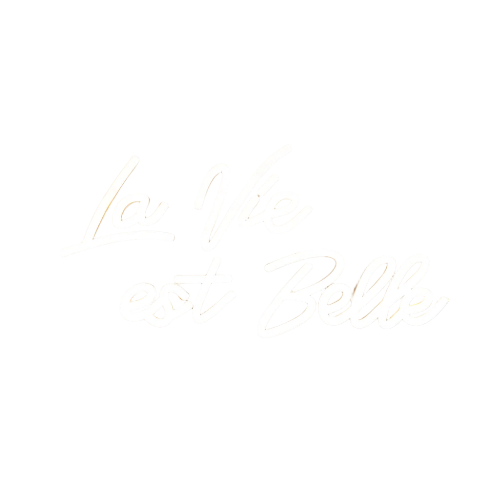 La Vie Est Belle Neon Light Sign (Life Is Beautiful)