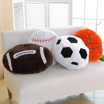 Soft Plush Sports Pillow Cushion