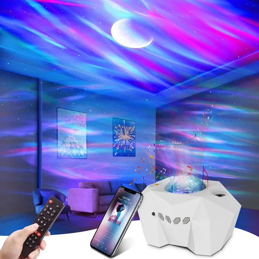 LED Aurora Projector Galaxy Starry Sky Projector