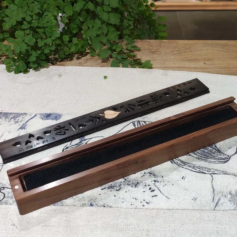 Creative Retro Black Wooden Incense Holder