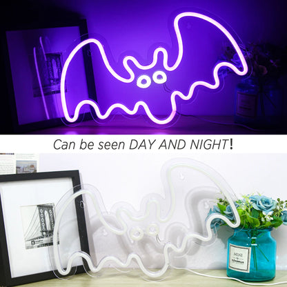  Bat Neon LED Light Sign