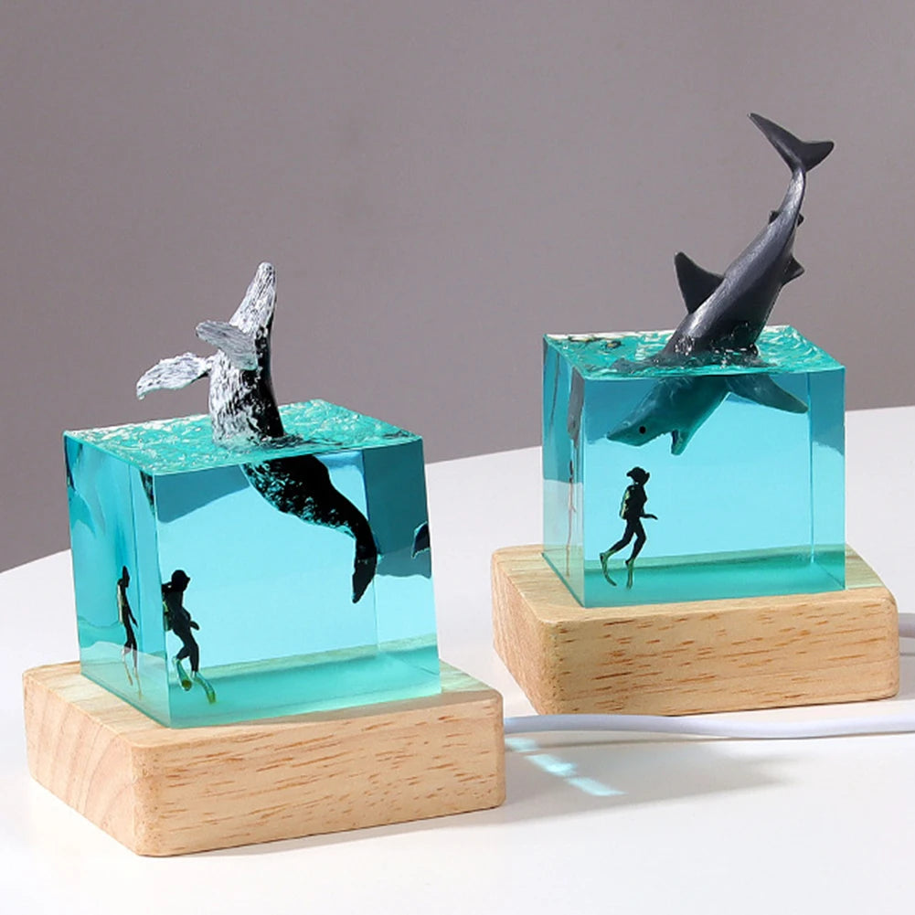 Ocean Shark Diver Decoration