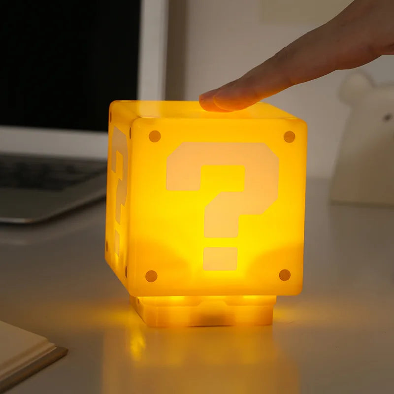 Super Mario Bros Figure LED Question Mark Brick