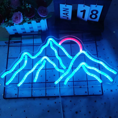 Mountain LED Neon Light