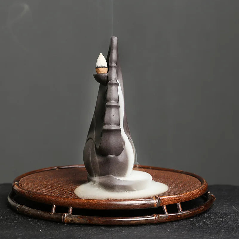 Swan Incense Burner Ceramic