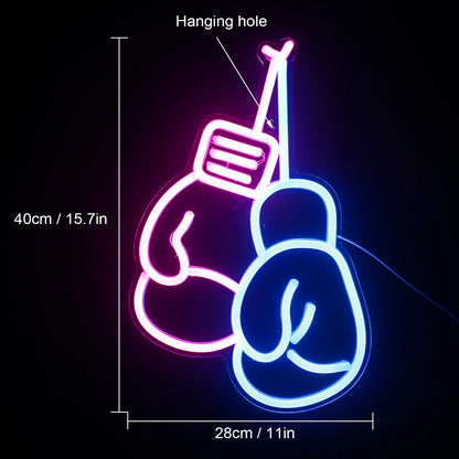 Boxing Gloves LED Neon Sign