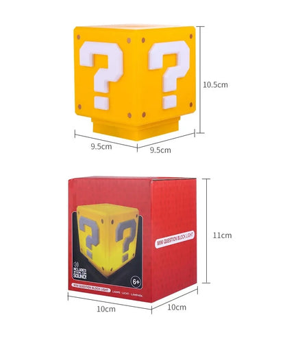 Super Mario Bros Figure LED Question Mark Brick