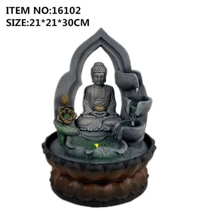 Waterfall Fountain Buddha statue