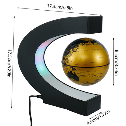 Magnetic Levitation Globe LED O/C Shape