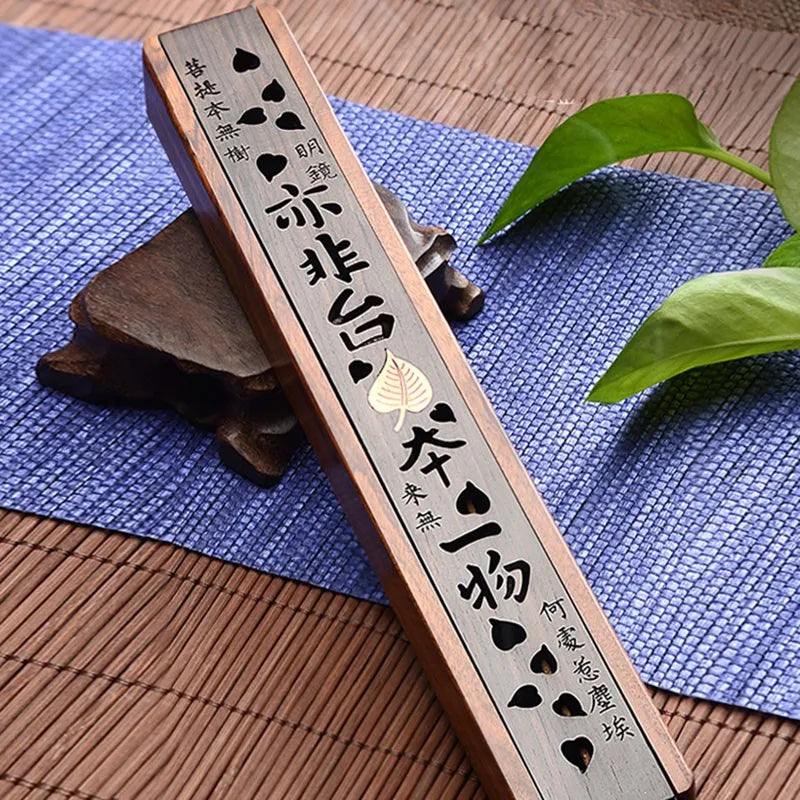 Creative Retro Black Wooden Incense Holder