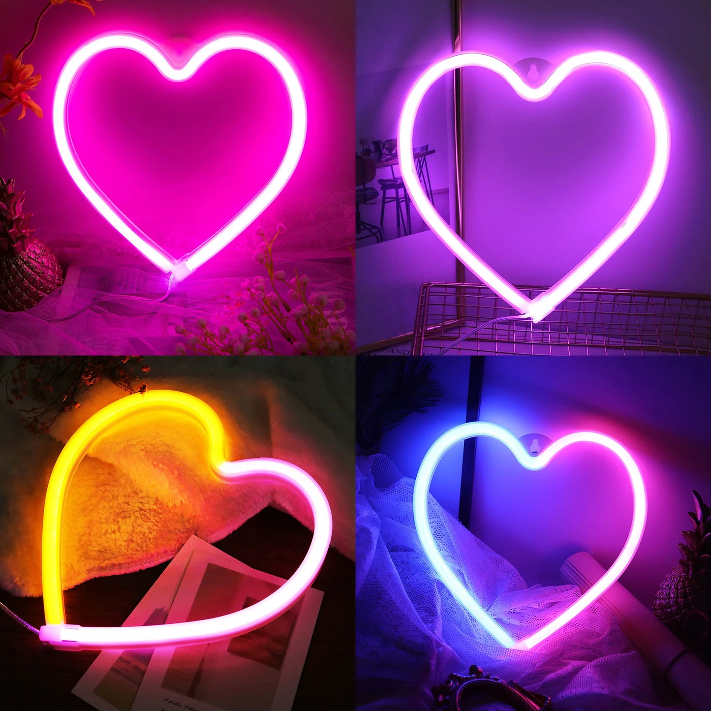 Heart LED Neon Light