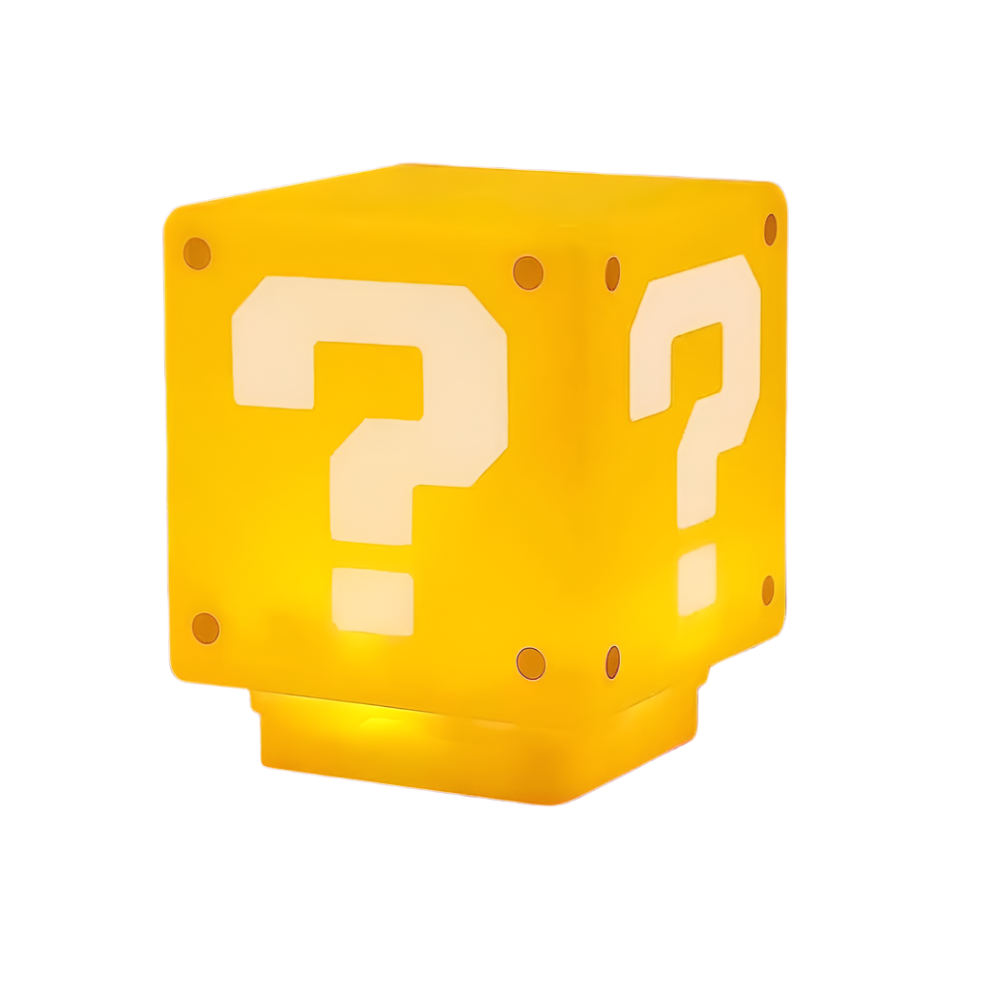 Super Mario Bros Figure LED Question Mark Brick