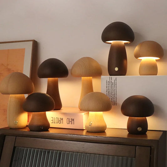 Mushroom Bedside Table Lamp ( LED Night Light )