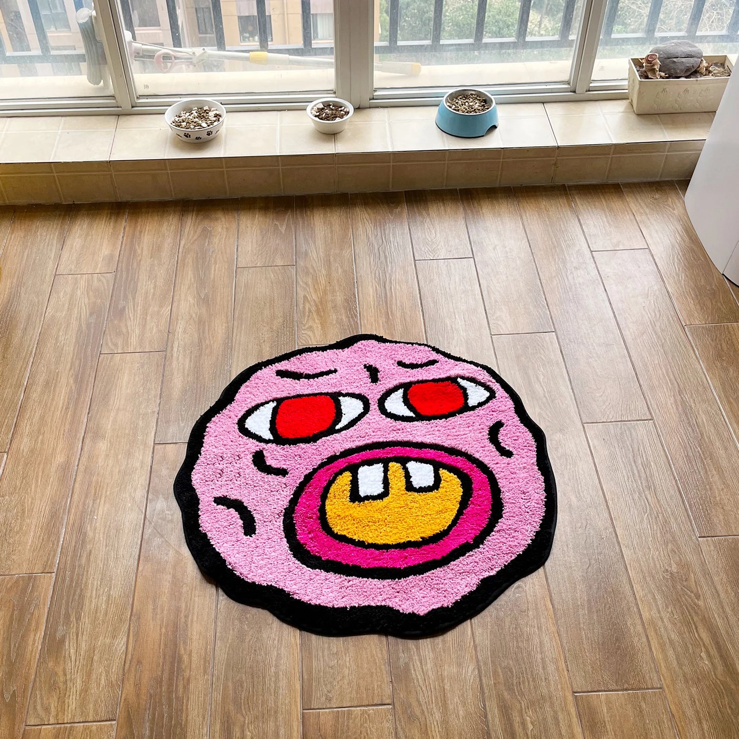 Cherry Bomb Rug Pink Tufted Carpet