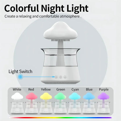 Relax Cloud Rain Diffuser Humidifier Raindrop