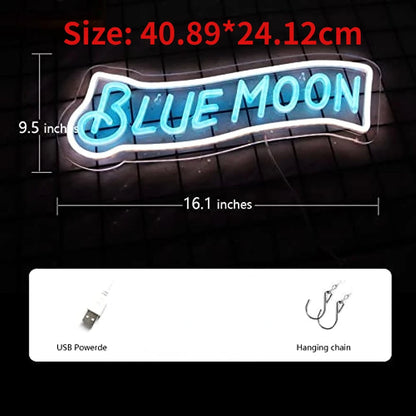 Blue Moon Neon Signs