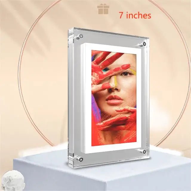 Acrylic Digital Photo Frame 5/7 Inch 1000mAhIncline Vine1005006061310737-7 inches