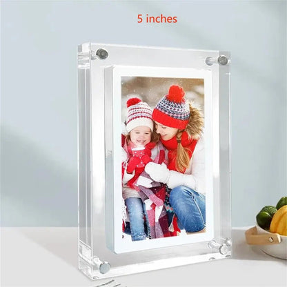 Acrylic Digital Photo Frame 5/7 Inch 1000mAhIncline Vine1005006061310737-5 inches