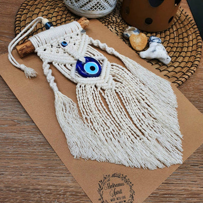 Hand Woven Cotton Tapestry Pendant