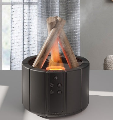 Simulated Flame Aromatherapy Humidifier