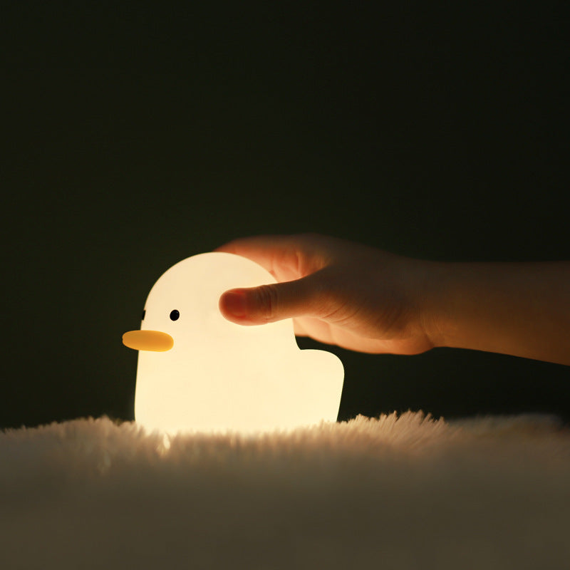 Cartoon Duck LED Night Light Silicone