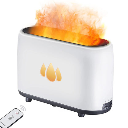 Simulated Flame Aromatherapy Humidifier