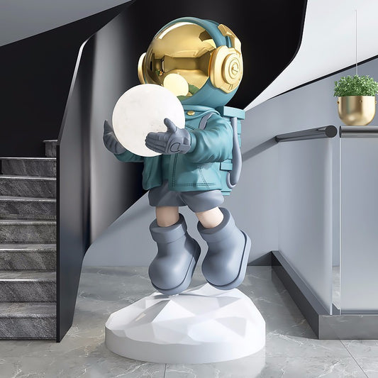 Large Floor-to-ceiling Decoration Light In Astronaut