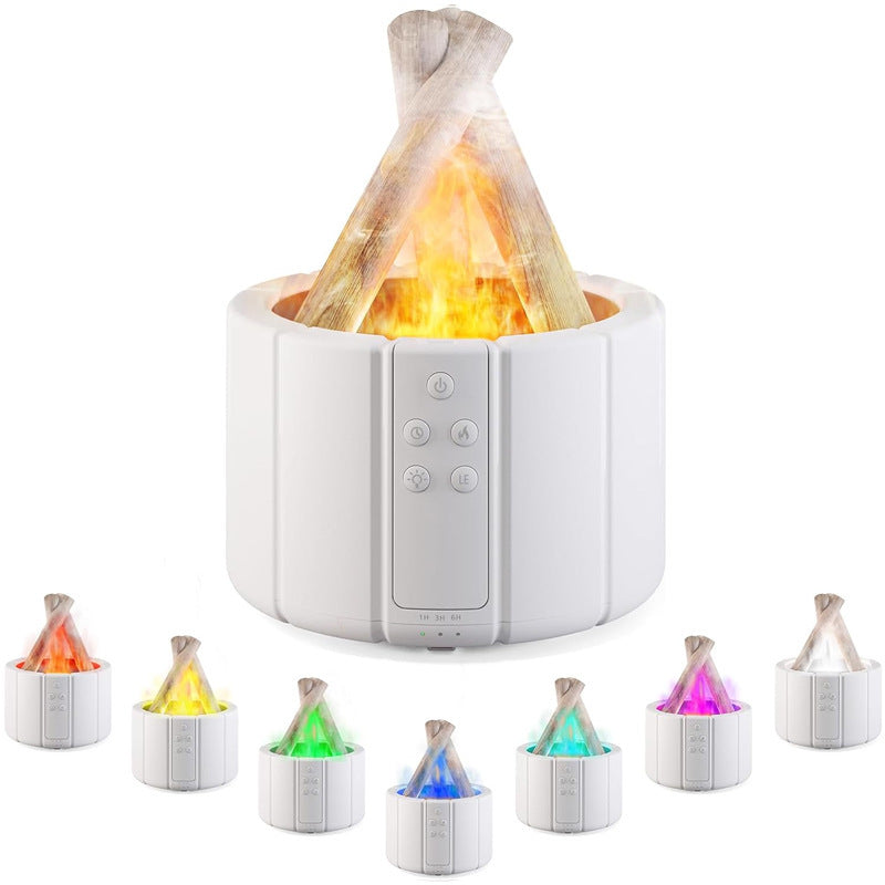 Simulated Flame Aromatherapy Humidifier