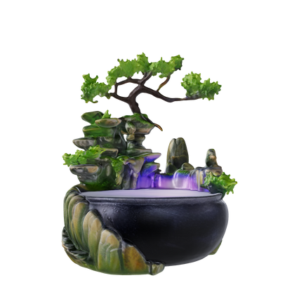 Tabletop Ornament Flowing Water Waterfall Fountain