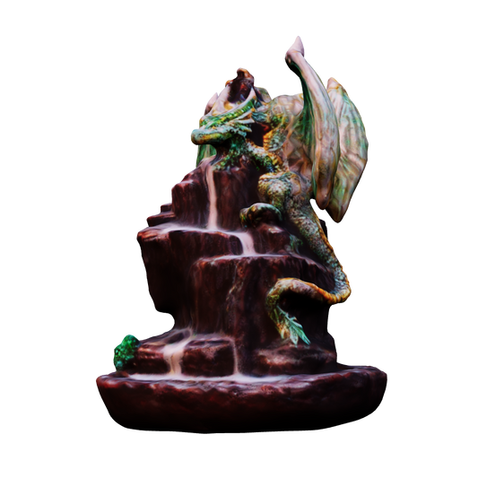 Resin Reflowable Incense Dragon  (1 Piece)